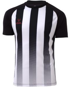 Футболка игровая Camp Striped Jersey, белый/черный, Jögel