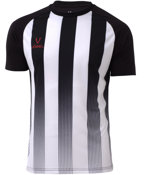 Футболка игровая Camp Striped Jersey, белый/черный, Jögel