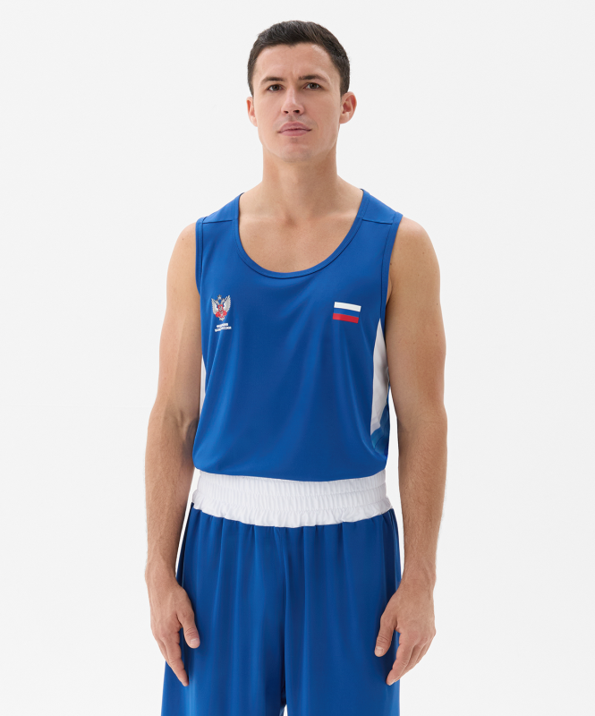 Майка боксерская INSANE RBF, синий, размер XL (50-52) ЦБ-00007654