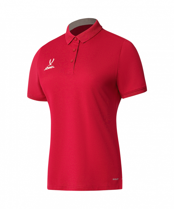 Поло женское JÖGEL PREMIER PerFormDRY CVC Polo W, красный, размер XL ЦБ-00004972