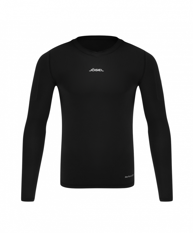 Футболка компрессионная с длинным рукавом судейская PerFormDRY Referee Baselayer Tee LS, черный, размер XXL, JÖGEL ЦБ-00002995