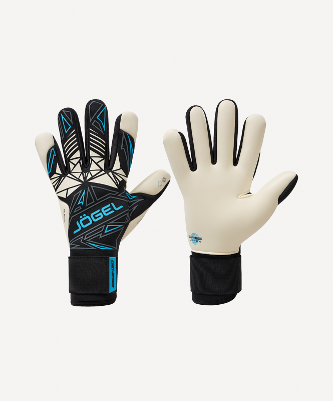 Перчатки вратарские JOGEL Genesis SL4 Negative hybrid, черный, размер 8,5 ЦБ-00007123