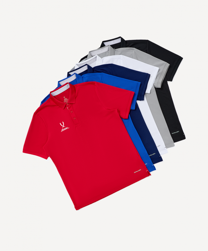 Поло JOGEL PREMIER PerFormDRY CVC Polo, черный, размер XXXXL ЦБ-00004931