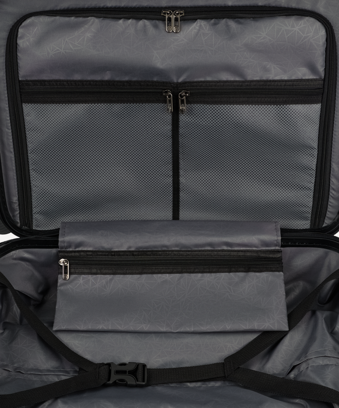 Чемодан для ручной клади JÖGEL ESSENTIAL Carry on Spinner, черный ЦБ-00004830