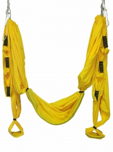 Йога-гамак Universal RamaYoga желтый, 165 см, 1.6 кг