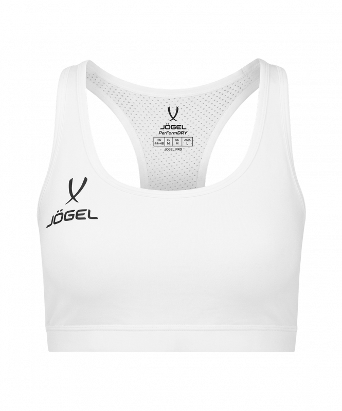 Бра тренировочное JOGEL DIVISION PerFormDRY Womens Top, белый, размер L ЦБ-00004085