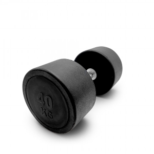 Гантель UNIX Fit PRO круглая обрезиненная 40 кг / шт DBRND40PBK