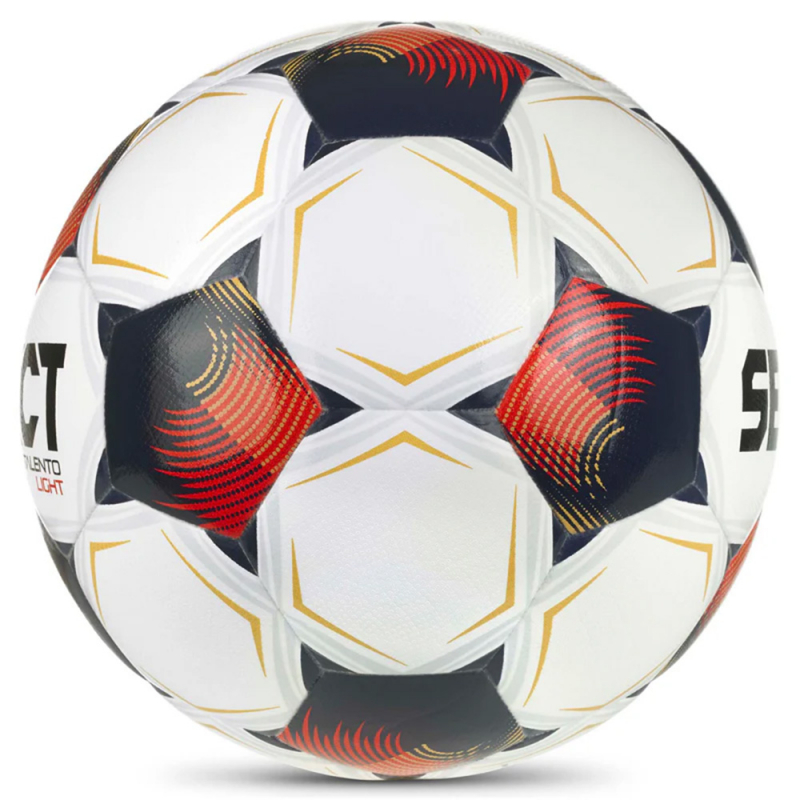 Мяч футб. SELECT Talento DB Light V26, 0775871014, размер 5, 32п, ПУ, гибрид.сш, бело-т.сине-красный