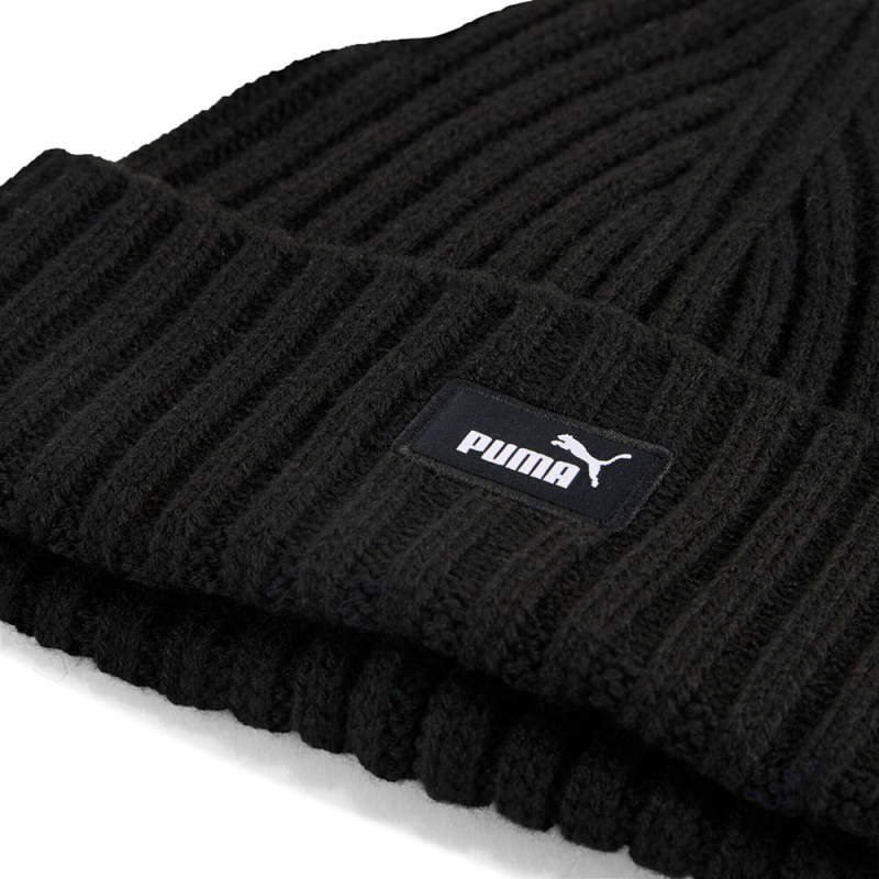 Шапка PUMA ESS Fisherman Beanie, 02640101, акрил, полиамид, полиэстер, черный