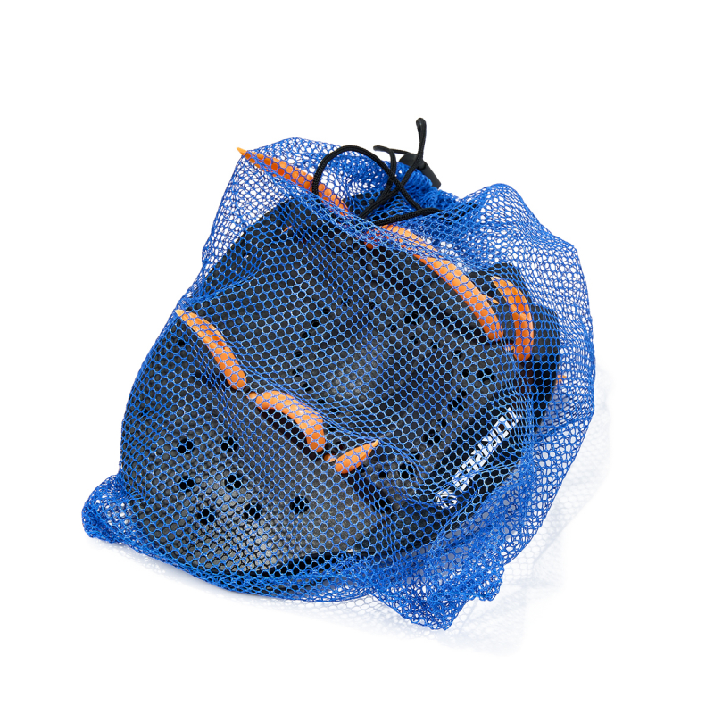 Лопатки для плавания TORRES, Арт.SWP112402BL, размер M, черно-оранжевый