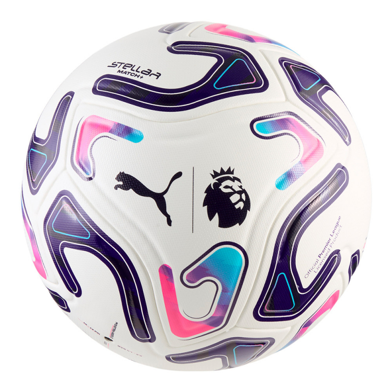 Мяч футб. PUMA Stellar Match PL, 08511001, размер 5, FIFA Quality, 8пан, ПУ, термосшивка, бело-мультикол