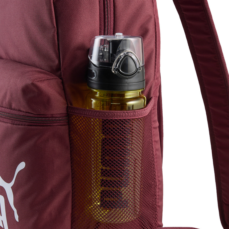 Рюкзак спорт. PUMA Phase Backpack, 09116420, полиэстер, бордовый
