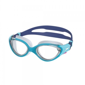 Очки для плав. SPEEDO Biofuse 2.0 Mirror Women`s, 8-003776002-C16MP, ЗЕРКАЛЬНЫЕ линзы, голубая оправа