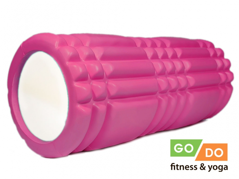 Валик (ролл) для фитнеса GO DO SX3-33-rose red