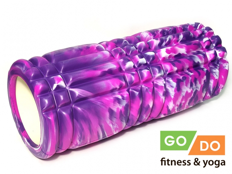 Валик ролл для фитнеса GO DO SX3-33KM-purple