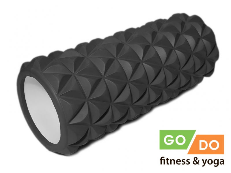 Валик ролл для фитнеса GO DO ZS10-33-black