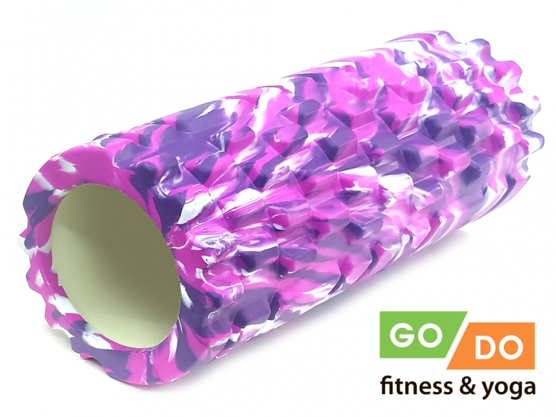 Валик ролл для фитнеса GO DO JD2-33KM-purple