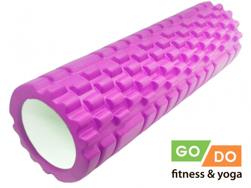 Валик ролл для фитнеса GO DO JD2-45purple-