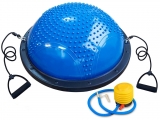 Балансировочная платформа с двумя съёмными эспандерами XW-BD58 (синий)
