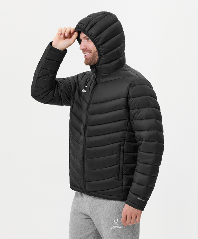 Куртка утепленная ESSENTIAL PerFormPROOF Light Padded Jacket, черный, размер YXL, Jögel ЦБ-00003936