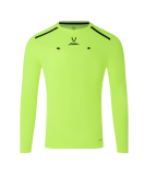 Футболка судейская с длинным рукавом DIVISION PerFormDRY Referee LS Tee, желтый неон, размер L, JÖGEL ЦБ-00004996