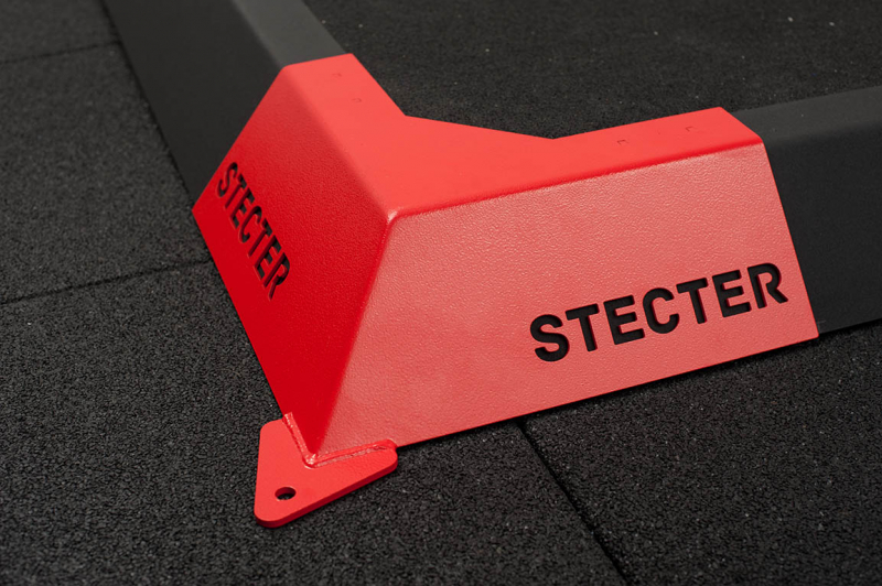 Помост тяжелоатлетический виброгасящий 2х3 метра STECTER (Красный/черный) 2644