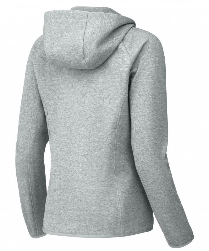Худи на молнии женское ESSENTIAL Athlete Hooded FZ Jacket W, серый, размер M, Jögel ЦБ-00002983