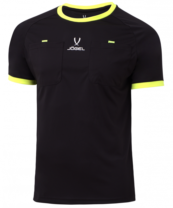 Футболка судейская Referee tee, черный, размер S, Jögel УТ-00020548