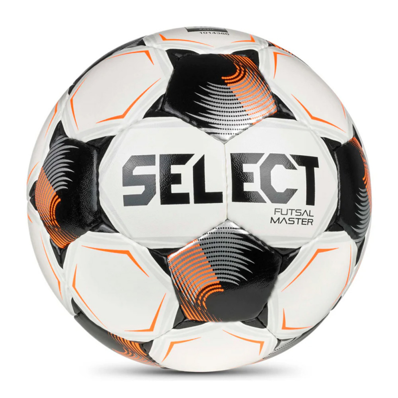Мяч футзал. SELECT Futsal Master V26, 1043471004, размер 4, Basic, 32п, ПУ, руч.сш, бело-черно-оранж