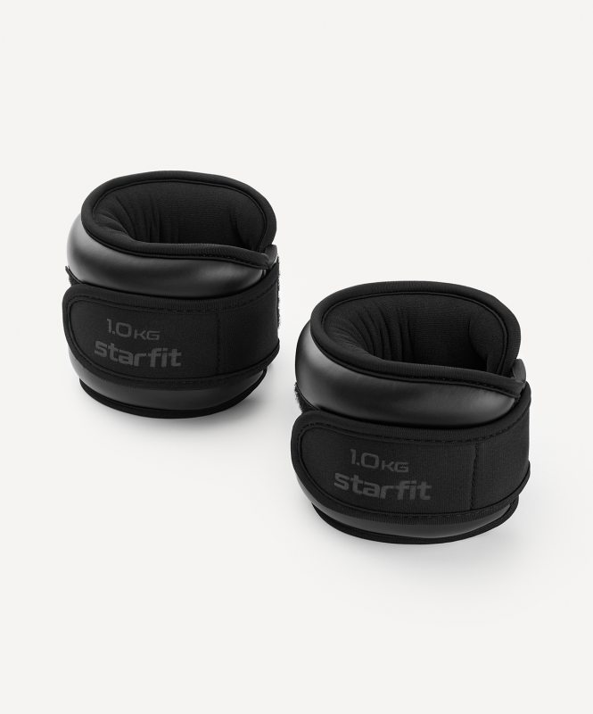 Утяжелители WT-701, 1 кг, черный, Starfit ЦБ-00004396