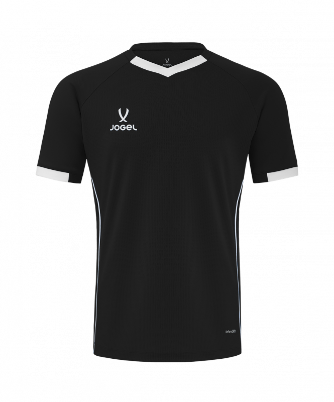 Футболка игровая JOGEL DIVISION PerFormDRY Prisma Jersey, черный, детский, размер YS ЦБ-00008059