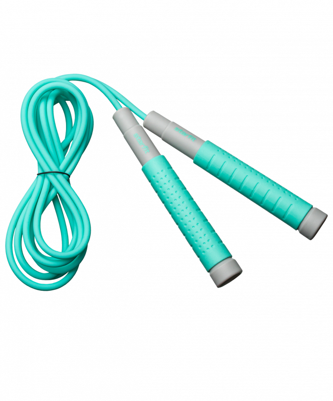 Скакалка RP-401, c силиконовыми ручками, 3 м, мятный, Starfit ЦБ-00002557