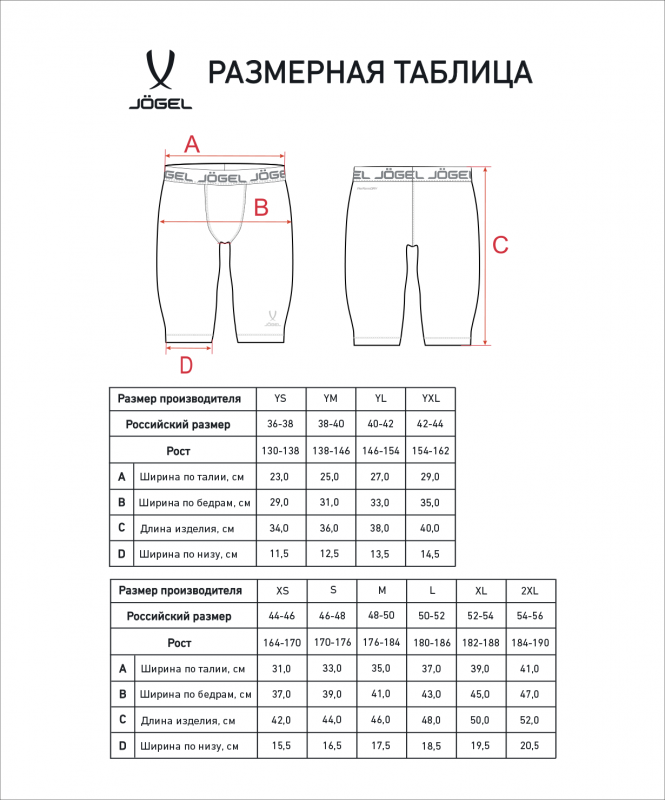 Шорты компрессионные CAMP PerFormDRY Baselayer Shorts, серый, Jögel ЦБ-00004135