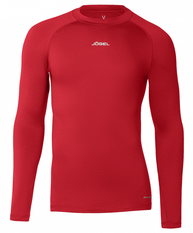 Джемпер компрессионный утепленный JÖGEL CAMP PerFormDRY Baselayer Top Warm, красный, размер YS ЦБ-00006310