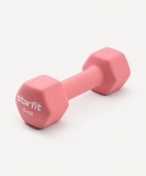 Гантель неопреновая DB-201 3 кг, коралловый, Starfit ЦБ-00001429