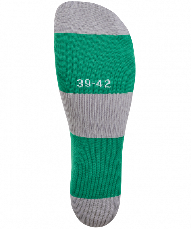 Гетры футбольные CAMP BASIC SOCKS, зеленый/серый/белый, размер 35-38, Jögel УТ-00021441