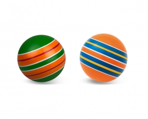 Мяч резиновый диаметр 125мм серия "Полосатики"