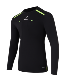 Футболка судейская с длинным рукавом DIVISION PerFormDRY Referee LS Tee, черный, размер L, JÖGEL ЦБ-00004997