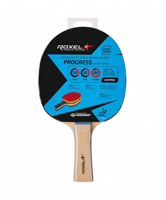 Ракетка для настольного тенниса Hobby Progress, коническая, Roxel УТ-00015354