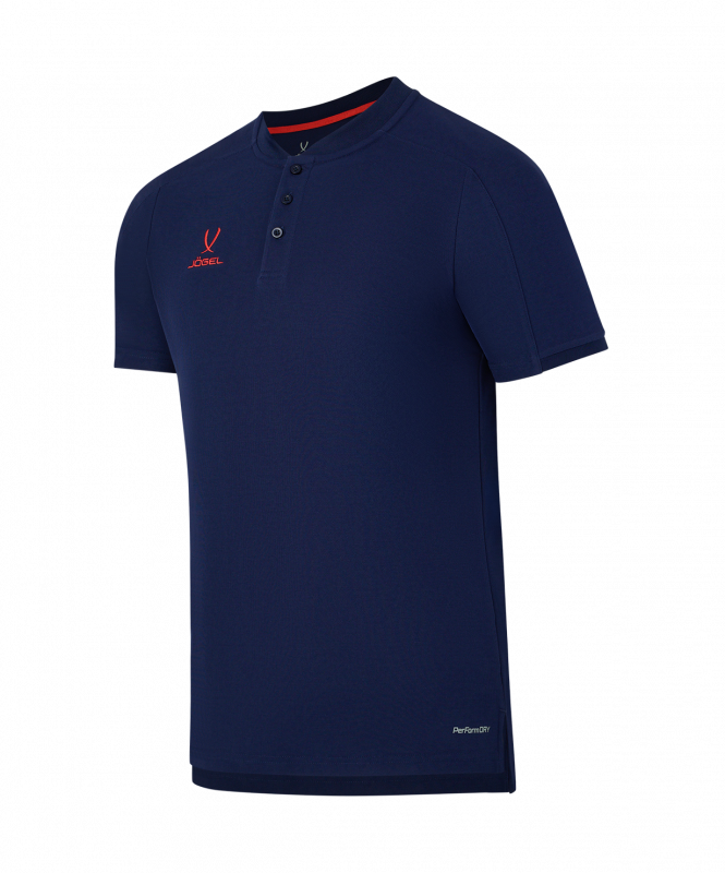 Поло DIVISION PerFormDRY CVC Polo, темно-синий, размер XL, Jögel ЦБ-00004103