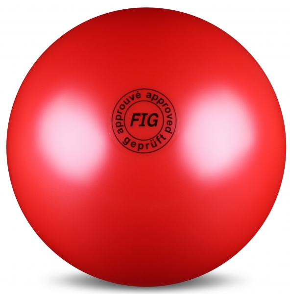 Мяч для художественной гимнастики FIG 19 см. красный