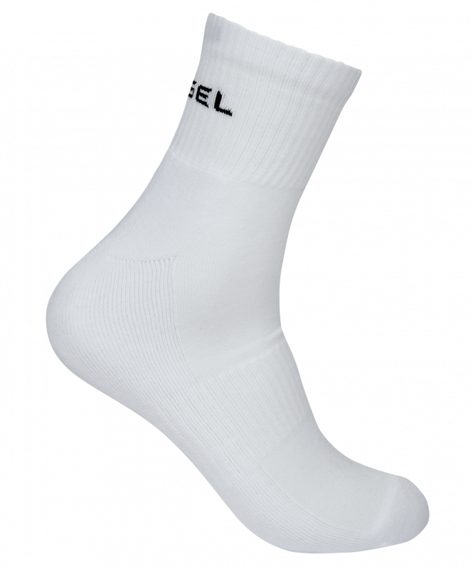 Носки средние ESSENTIAL Mid Cushioned Socks, белый, размер 43-45, Jögel УТ-00020737