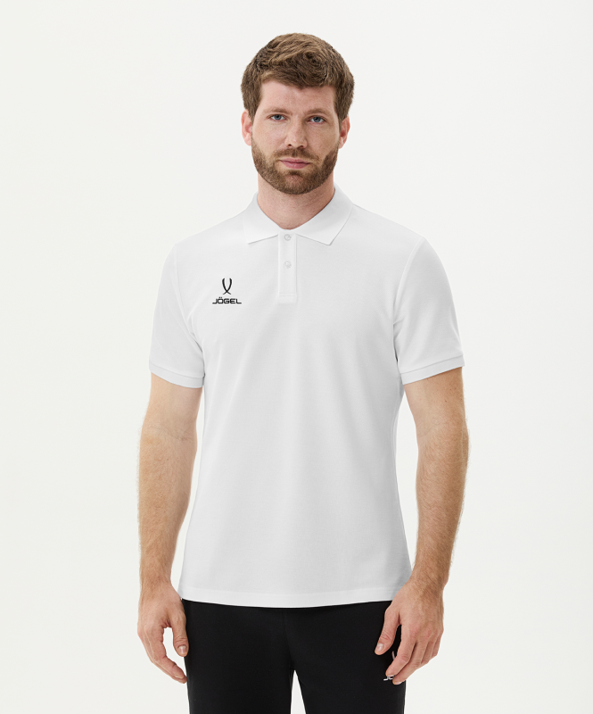 Поло ESSENTIAL CVC Polo, белый, размер XXXL, Jögel ЦБ-00004046