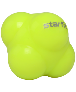 Мяч реакционный Pro RB-301, силикагель, ярко-зеленый, Starfit