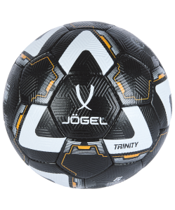 Мяч футбольный Trinity, №5, черный/белый, Jögel