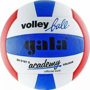 Мяч волейбольный  GALA Academy арт. BV5181S, р. 5, синт. кожа ПУ, клееный, бут. кам, бел-син-красн