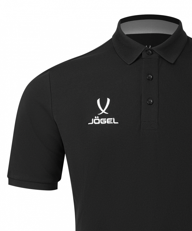 Поло JÖGEL PREMIER PerFormDRY CVC Polo, черный, размер XL ЦБ-00004931
