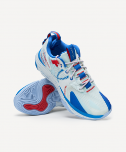 Кроссовки баскетбольные JÖGEL Contest, голубой/красный, размер 42 ЦБ-00007156