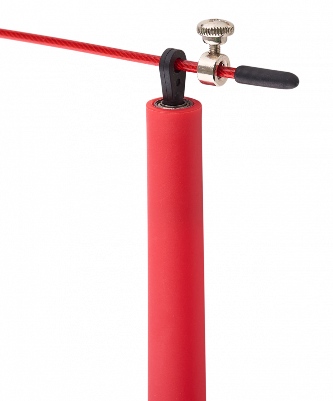 Скакалка RP-202, с подшипниками, с пластиковыми ручками, 3 м, красный, Starfit УТ-00019265