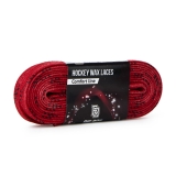 Шнурки для коньков BIG BOY Comfort Line с пропиткой, BB-LACES-CL-244RD, полиэстер, 244см, красн